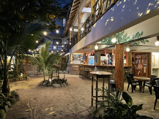 cocktails beer and good friends at the Coco Loco bar